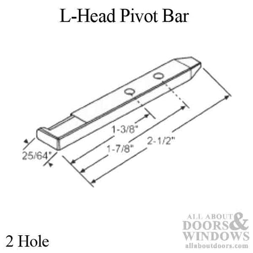 Pivot Bar, 2-1/2