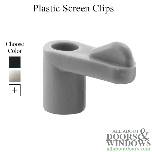 Window Screen Clips Plastic 3/8