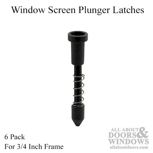 Spring Loaded Plunger Latch 1-1/2" 6 Pack