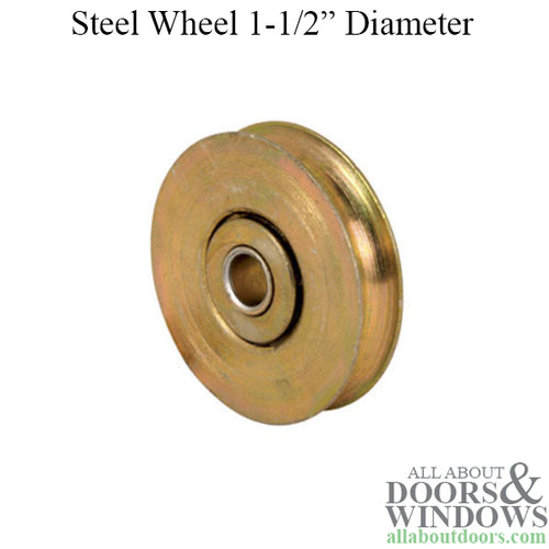 Roller Only,  1-1/2  Dia..  Steel  wheel - Roller Only,  1-1/2  Dia..  Steel  wheel