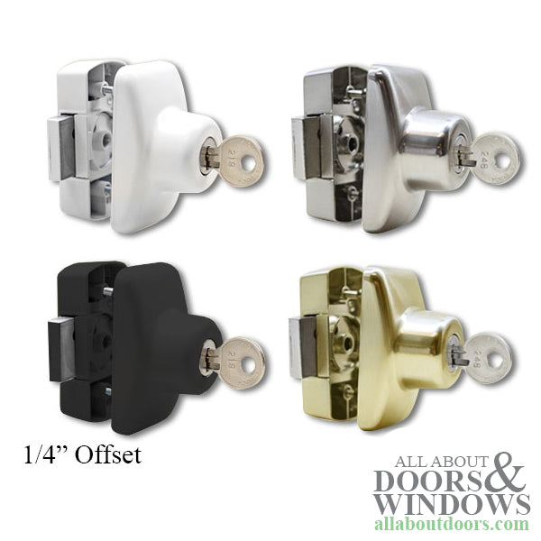 Georgian Deadbolt Set 1.75 Inch Hole Spacing - Georgian Deadbolt Set 1.75 Inch Hole Spacing