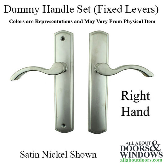 Dummy Handle set 100 Series Lever, C Plate,  Right Hand - Choose Color