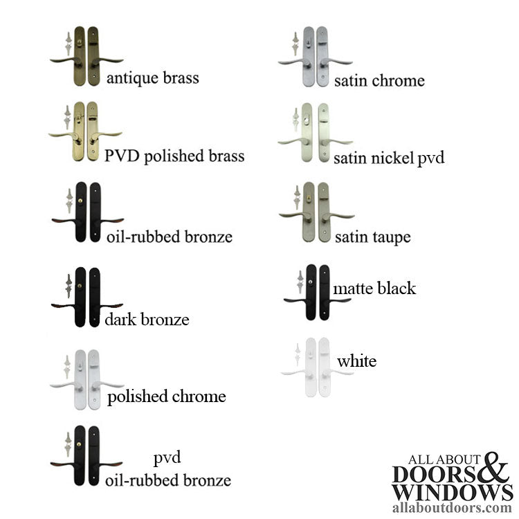 Marvin Active Keyed Handle Set Trimset with interior thumbturn - Satin Taupe - Marvin Active Keyed Handle Set Trimset with interior thumbturn - Satin Taupe