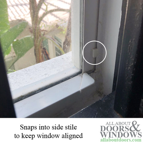 Face Guide, for PGT Windows, White, 5/8