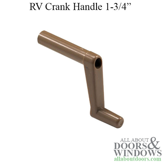 RV Crank Handle 1-3/4" Shank Light Brown