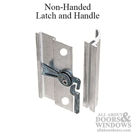 DISCONTINUED Non-Handed Latch & Pull with Diecast Lock - Aluminum