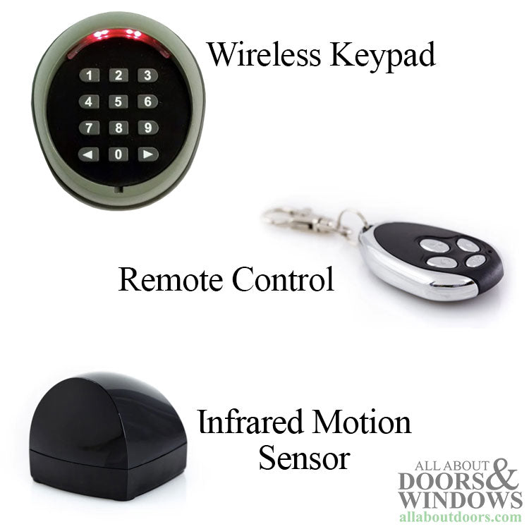 MultiDrive by Autoslide, Phone, Remote or Key Pad Electronic Sliding Door Control - MultiDrive by Autoslide, Phone, Remote or Key Pad Electronic Sliding Door Control