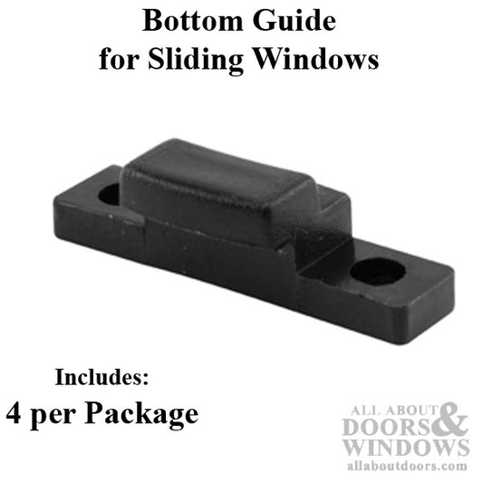 Bottom Glide - Sliding Windows, Glides / Guides - Nylon