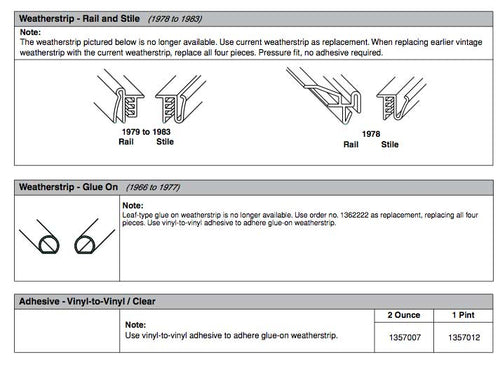 Andersen Window Weatherstrip Bulb/Stile/Left and Right, PSC Casement Stile 6ft - White - Andersen Window Weatherstrip Bulb/Stile/Left and Right, PSC Casement Stile 6ft - White