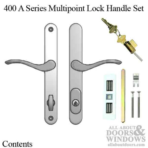 Amesbury 400A | Active Handle Set | Right Hand | Multipoint Lock Trim - Choose Color - Amesbury 400A | Active Handle Set | Right Hand | Multipoint Lock Trim - Choose Color