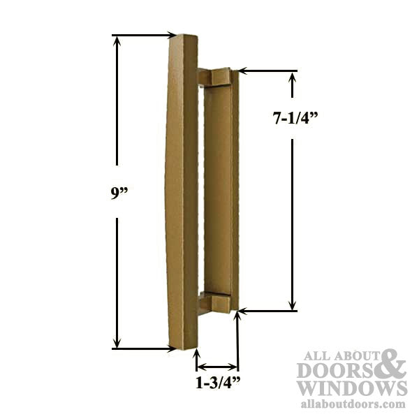 Pella Sliding Door Handle Exterior Pull - Copperite - Pella Sliding Door Handle Exterior Pull - Copperite