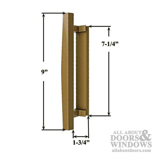 Pella Sliding Door Handle Exterior Pull - Copperite - Pella Sliding Door Handle Exterior Pull - Copperite