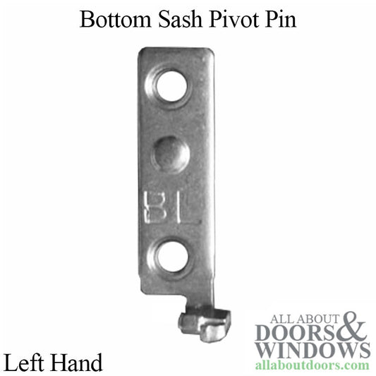 Bottom Sash Pivot Pin, Left Hand