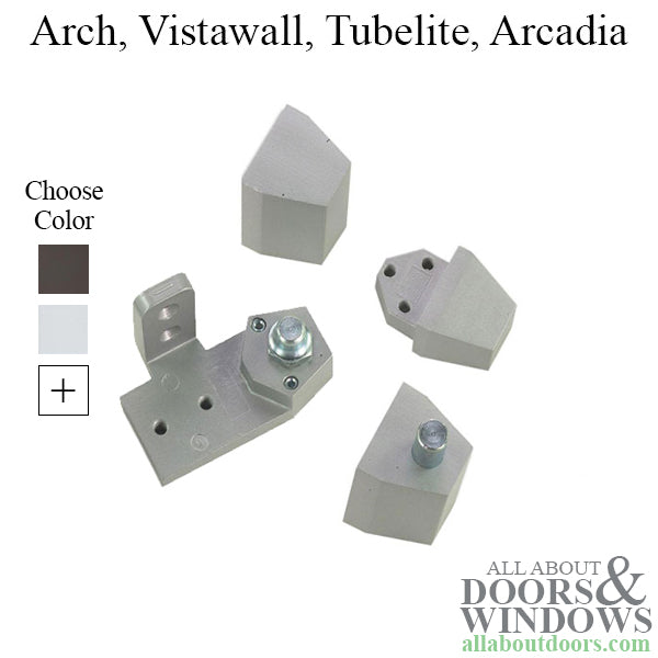 Store Front Commercial Doors Pivot Hinge Arch / Vistawall - Left Hand - Aluminum - Store Front Commercial Doors Pivot Hinge Arch / Vistawall - Left Hand - Aluminum