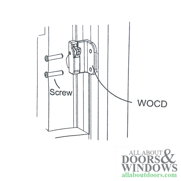 WOCD Window Opening Control Device  Night Latch White  Pairs - WOCD Window Opening Control Device  Night Latch White  Pairs