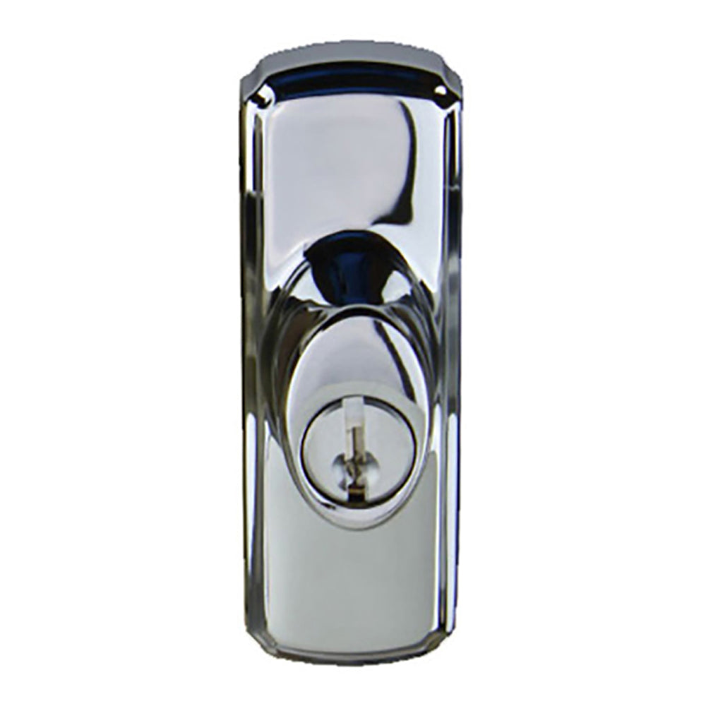Andersen Frenchwood Gliding Door Hardware - Newbury Lock Assembly with Keys - Chrome - Left-Handed - Andersen Frenchwood Gliding Door Hardware - Newbury Lock Assembly with Keys - Chrome - Left-Handed