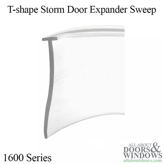 Sweep, T-shape, Storm Door Expander 1600 Series - Choose Color