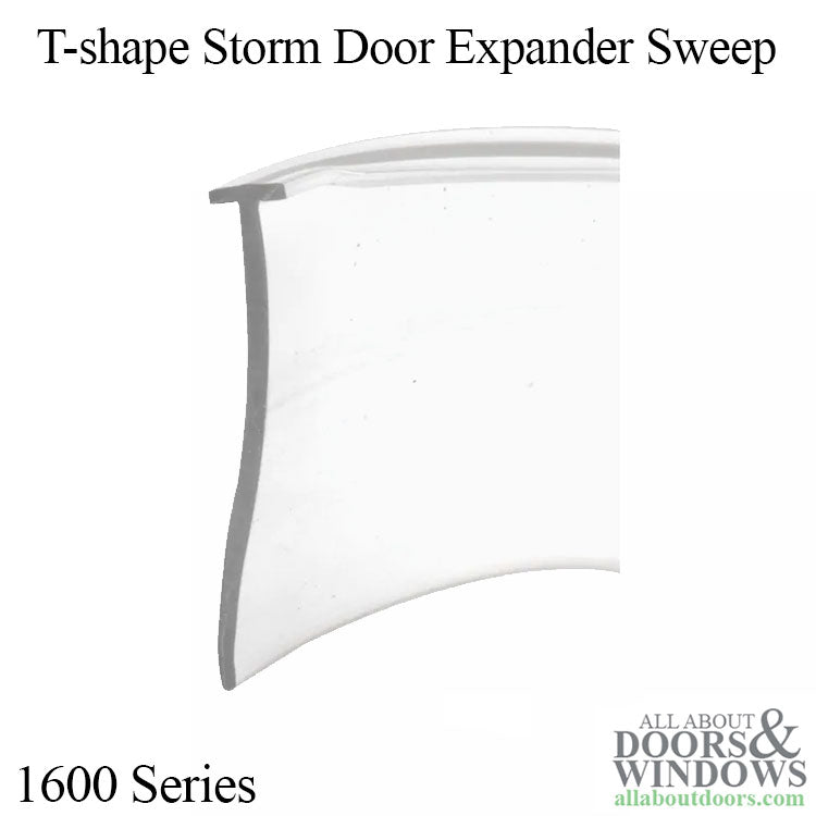 Sweep, T-shape, Storm Door Expander 1600 Series - Choose Color - Sweep, T-shape, Storm Door Expander 1600 Series - Choose Color