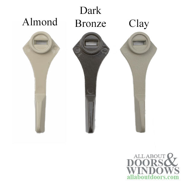 Inside Thumbturn Latch/Lever for Sliding Glass Door Handles - Inside Thumbturn Latch/Lever for Sliding Glass Door Handles