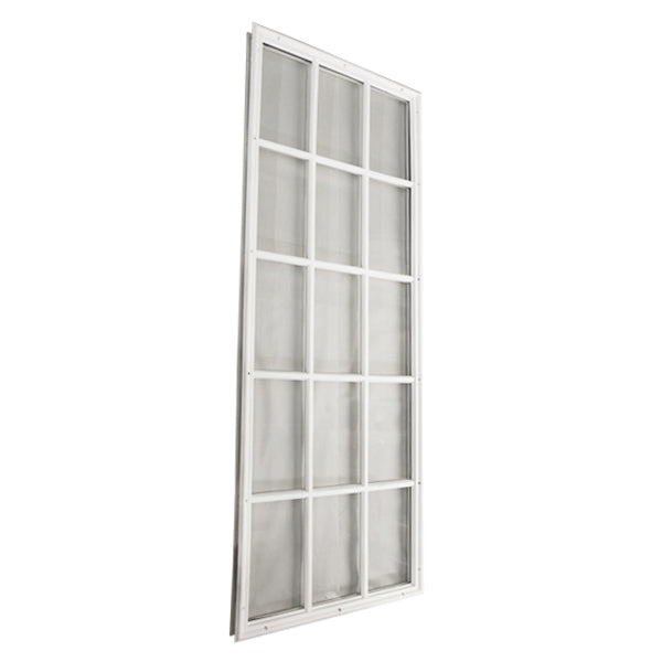 Therma Tru Door Lite Surround with Glass 15 Lite and Plastic Frame - Therma Tru Door Lite Surround with Glass 15 Lite and Plastic Frame