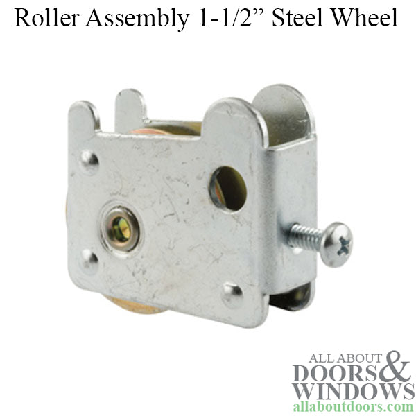 Sliding Door Roller With Steel Housing and 1.5 Inch Steel Wheel - Sliding Door Roller With Steel Housing and 1.5 Inch Steel Wheel