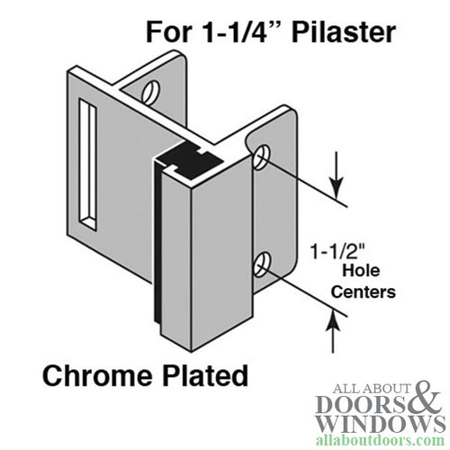 In Swing Strike Plate Keeper 1.25 Inch - In Swing Strike Plate Keeper 1.25 Inch