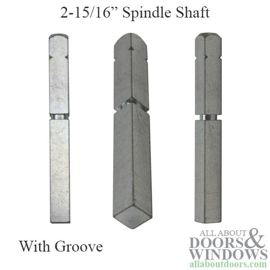 Hoppe HLS7 Spindle Shaft, 5/16 x 3" with Groove