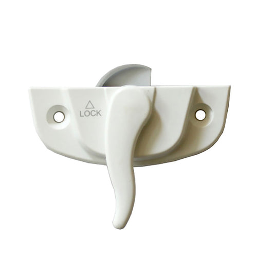Genesis 2103 Sash Lock, Composite, Right Hand - White - Genesis 2103 Sash Lock, Composite, Right Hand - White