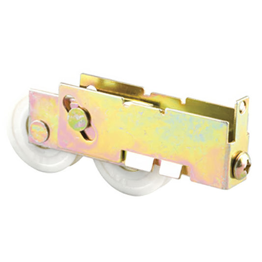 Sliding Door Roller With Adjustable Steel E Tab Housing 1.5 Inch Nylon Wheel