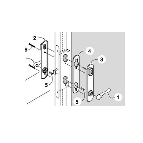 IPD Mortise Lock Drive Bar Spindle For 1.75 Inch Doors Mortise Lock Spindle - IPD Mortise Lock Drive Bar Spindle For 1.75 Inch Doors Mortise Lock Spindle
