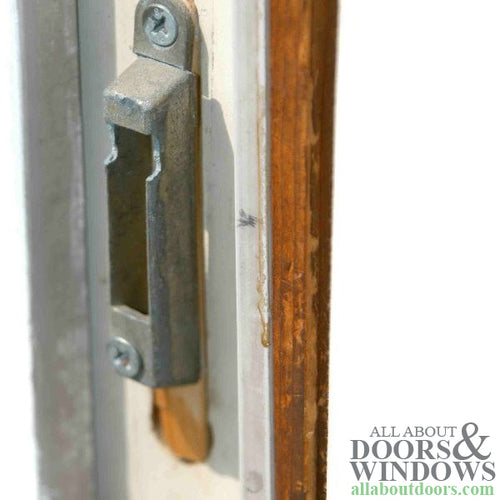 Andersen Deadlock with Metal Tabs for Primed Wood Gliding Patio Door Latch. - Andersen Deadlock with Metal Tabs for Primed Wood Gliding Patio Door Latch.