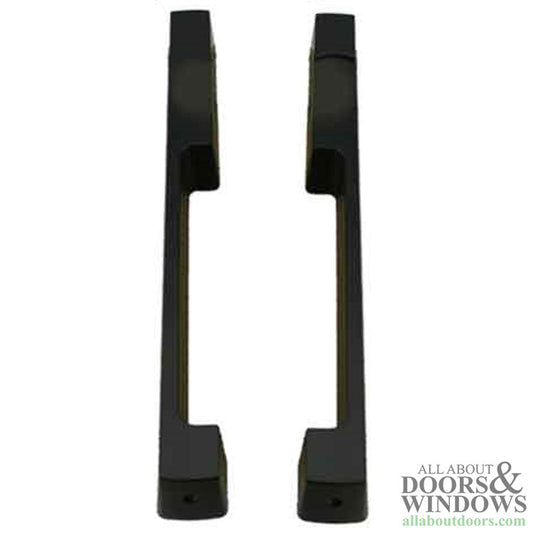 Dallas Non-Keyed Sliding Door Handle Set Right Hand 1-3/4" Panel Matte Black