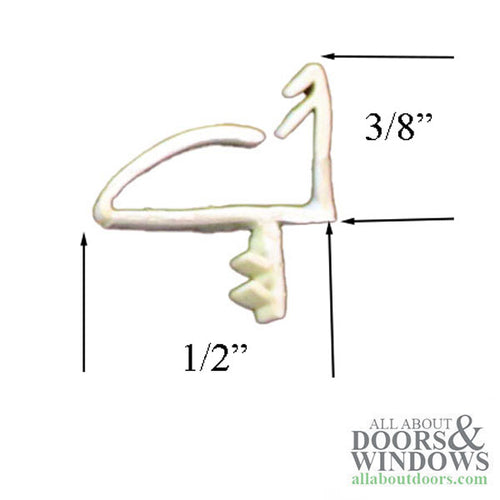 Leaf Weatherstrip with Flap, casement frame - Tan / Beige, 72