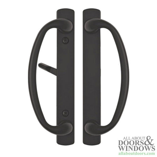 Blemished Non-Keyed Charlotte Privacy Sliding Door Handle Set - Blemished Non-Keyed Charlotte Privacy Sliding Door Handle Set