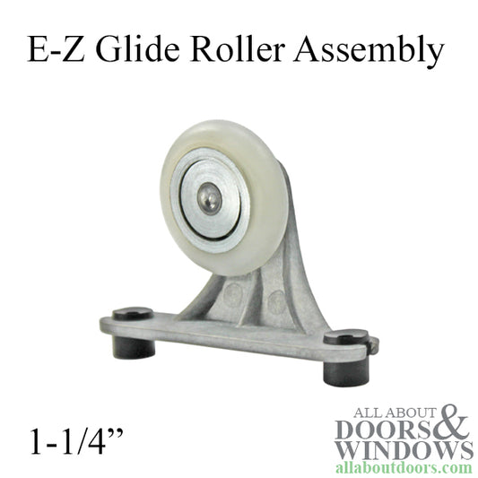 E-Z Glide Sliding Door Roller 1-1/4 Inch Wheel Pocket & Closet Door