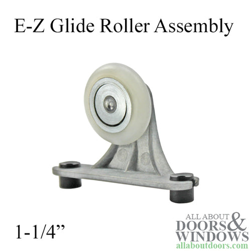 E-Z Glide Sliding Door Roller 1-1/4 Inch Wheel Pocket & Closet Door - E-Z Glide Sliding Door Roller 1-1/4 Inch Wheel Pocket & Closet Door