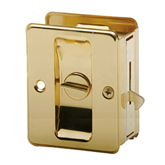 Pocket Door Pull, Privacy 3-1/4 x 2-1/4 - Choose Finish