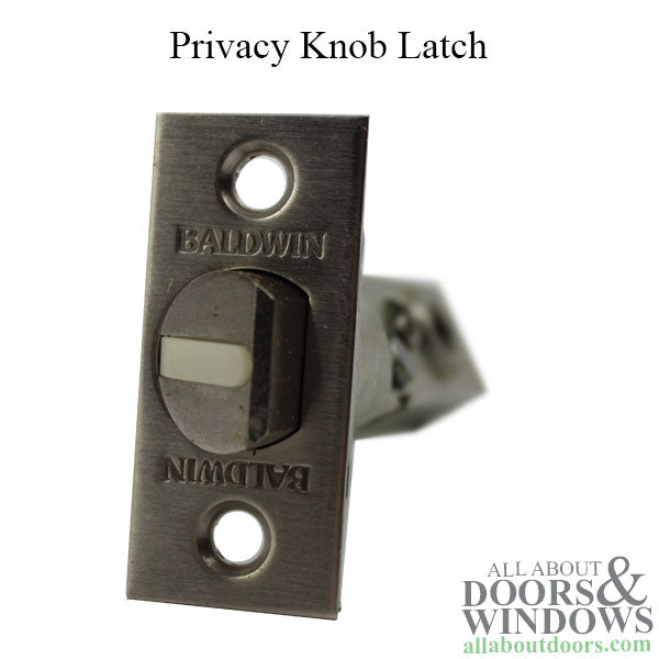 Privacy Knob Latch - Chrome - Privacy Knob Latch - Chrome