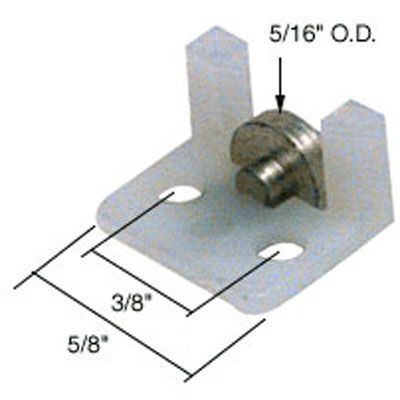 Roller Assembly (Flat) - Sliding Windows, Nylon / Brass - Roller Assembly (Flat) - Sliding Windows, Nylon / Brass