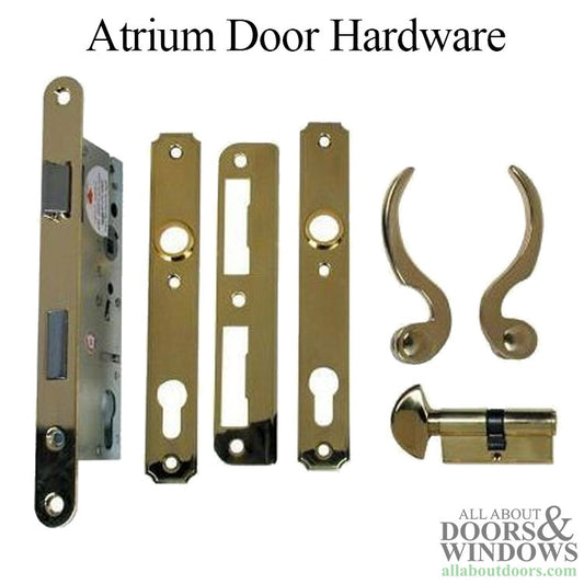 Atrium Door Hardware, Lever Style Mortise Lock