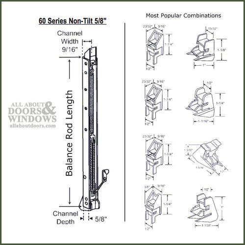 Channel Balance Bottom Bracket Shoe C-41 - Channel Balance Bottom Bracket Shoe C-41