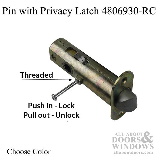 Privacy Pin for Latch - Choose Color - Privacy Pin for Latch - Choose Color