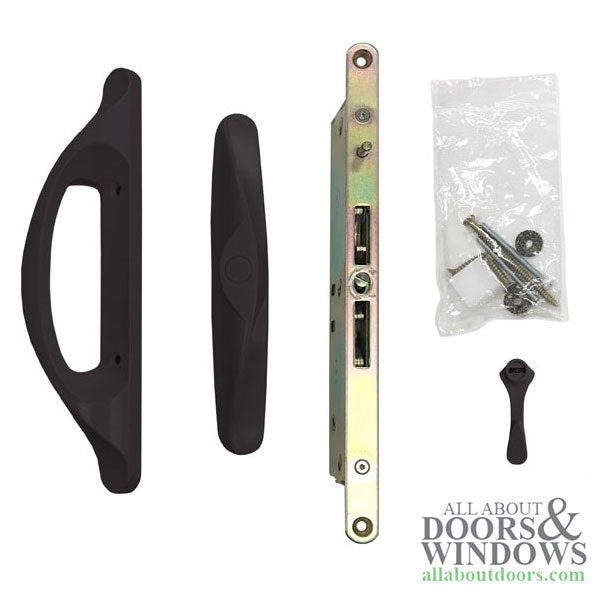 Andersen 100 series Tulsa handleset for Patio Gliding Door - Black - Andersen 100 series Tulsa handleset for Patio Gliding Door - Black