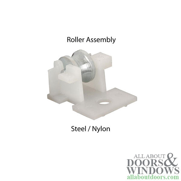 Roller Assembly (Grooved) - Sliding Windows, Nylon / Steel - Roller Assembly (Grooved) - Sliding Windows, Nylon / Steel