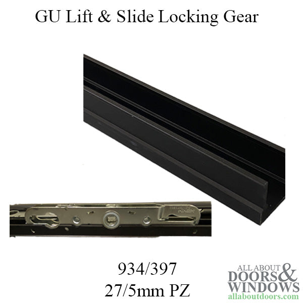 GU Lift & Slide Locking Gear 934/397, 27/5mm PZ - GU Lift & Slide Locking Gear 934/397, 27/5mm PZ