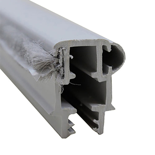 Parting Stop Weather-strip Vinyl Plastic Grey - Parting Stop Weather-strip Vinyl Plastic Grey