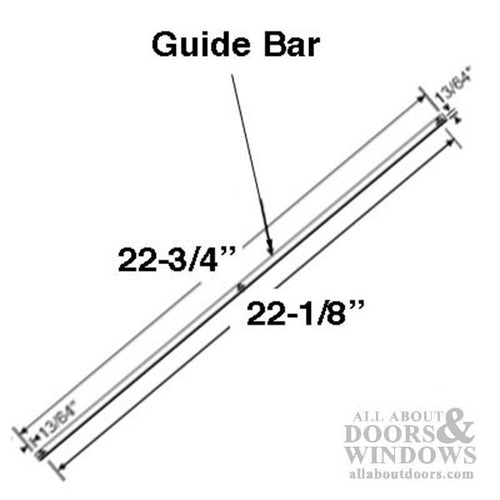 20-5/8 inch Dual Arm Awning Operator - E-Guard Finish - 20-5/8 inch Dual Arm Awning Operator - E-Guard Finish