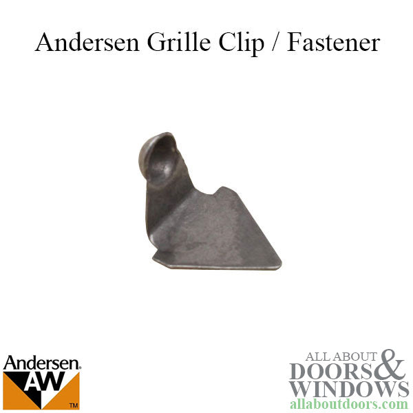 Andersen Grille Fastener Stainless Steel Clip For Interior Grille For Windows From 1985-1989 - Andersen Grille Fastener Stainless Steel Clip For Interior Grille For Windows From 1985-1989