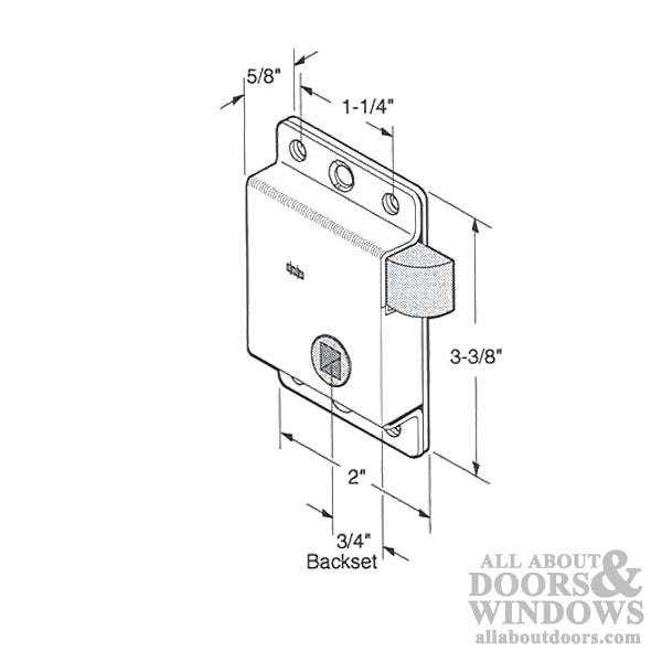 Door Slam Latch Lock Assembly - Door Slam Latch Lock Assembly