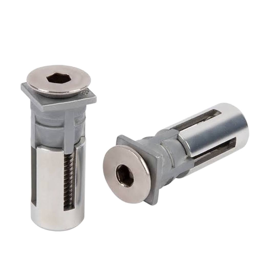 Pair of Locinox Stainless Steel Fixation Bolt with High Pulling Resistance - Pair of Locinox Stainless Steel Fixation Bolt with High Pulling Resistance
